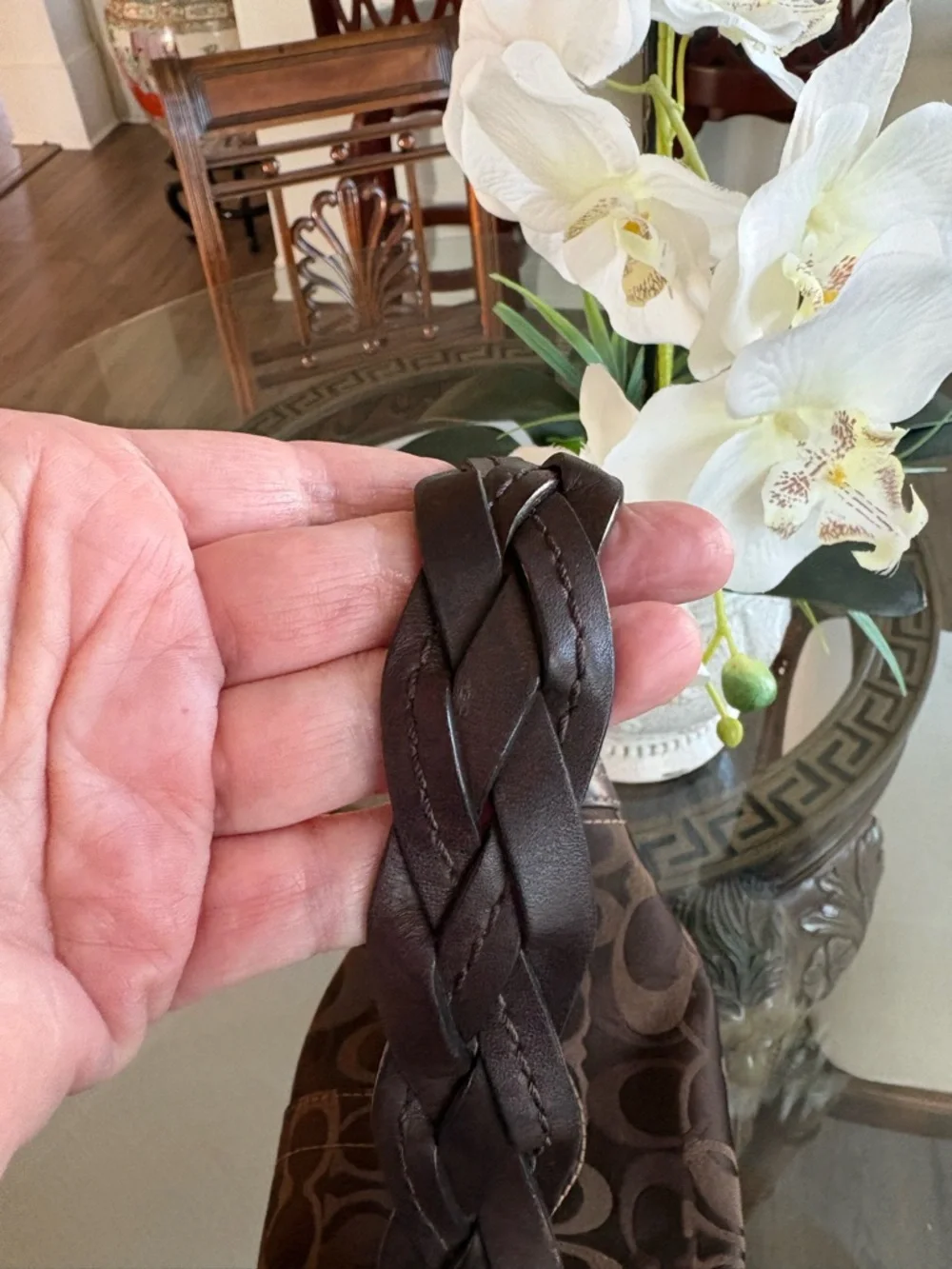 🤎🤎VINTAGE COACH CHELSEA SIGNATURE CHOCOLATE BROWN SHOULDER BAG!🤎🤎 - Picture 5 of 8